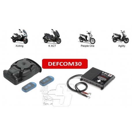DEFCOM 30 KIMCO Moto Antifurto  SATELLITARE AUTOGESTITO MetaSystem Specifico Kimco PLUG & PLAY